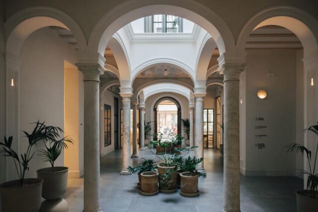La antigua casa señorial sevillana con una arquitectura muy próxima al diseño nórdico.